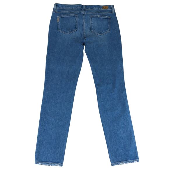 Paige Jimmy Jimmy Skinny Jeans Women's Size 28 Distressed Stretch - Picture 2 of 8